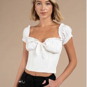 I.AM.GIA Naomi Corset Off The Shoulder Top L